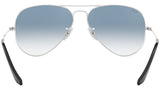 Aviator Gradient RB3025 003/3F Silver Blue