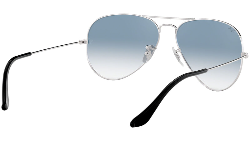 Aviator Gradient RB3025 003/3F Silver Blue