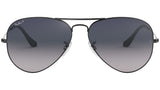 Aviator Gradient RB3025 004/78 Gunmetal Blue