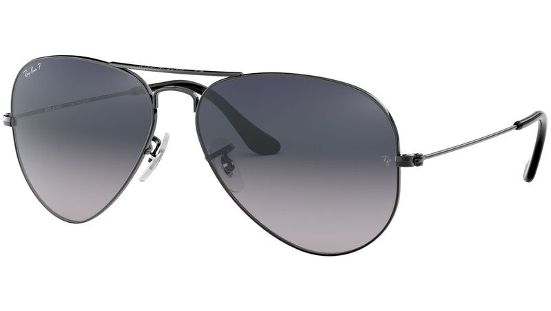 Aviator Gradient RB3025 004/78 Gunmetal Blue