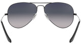 Aviator Gradient RB3025 004/78 Gunmetal Blue