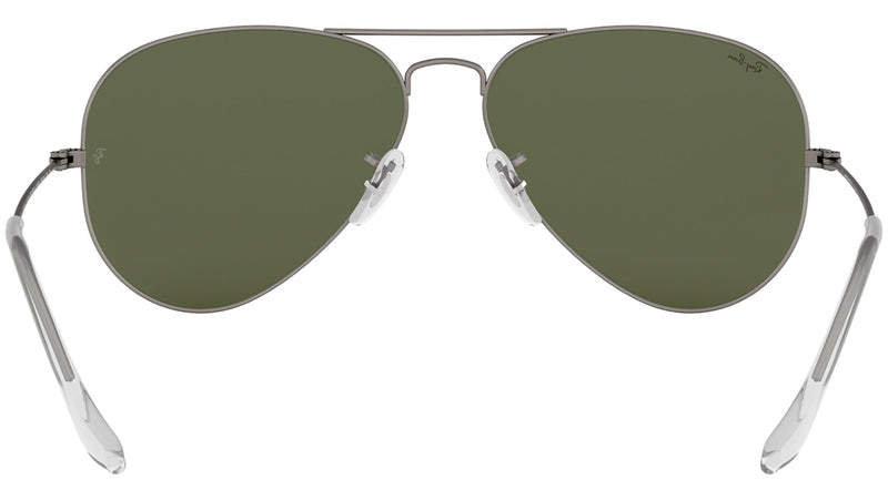 Aviator Flash Lenses RB3025 029/30 Matte Gunmetal Silver