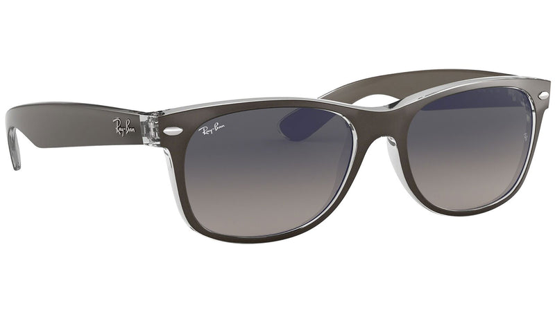 New Wayfarer Color Mix RB2132 gunmetal on transparent