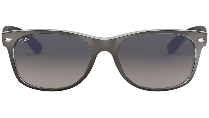 New Wayfarer Color Mix RB2132 gunmetal on transparent