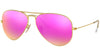 Aviator Flash Lenses RB3025 112/1Q Matte Gold Violet