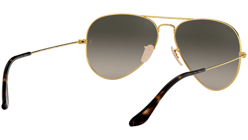 Aviator Havana Collection RB3025 181/71 Gold Grey