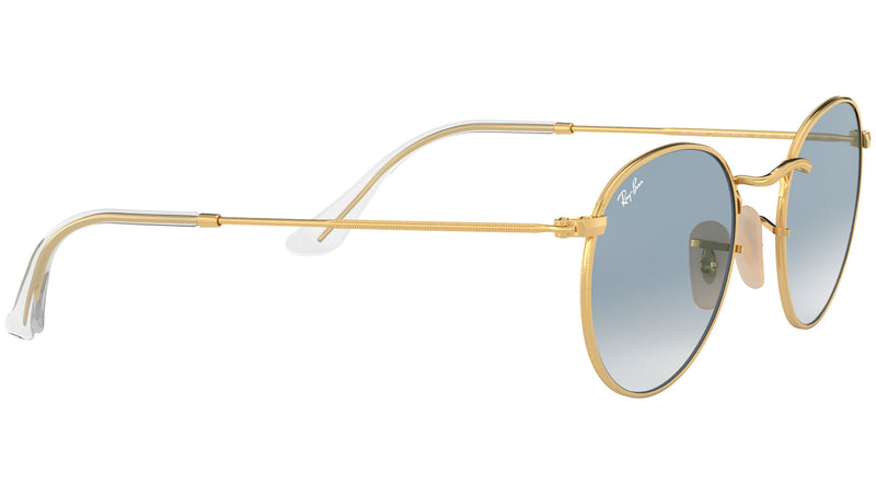 Round Flat Lenses RB3447N gold azure