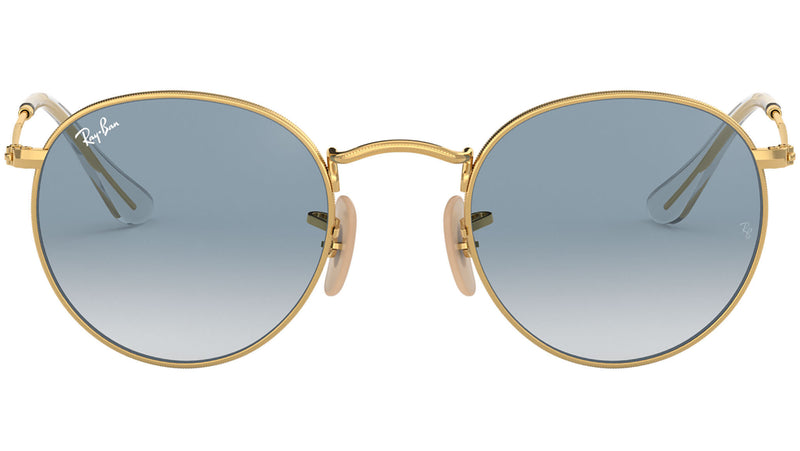 Round Flat Lenses RB3447N gold azure