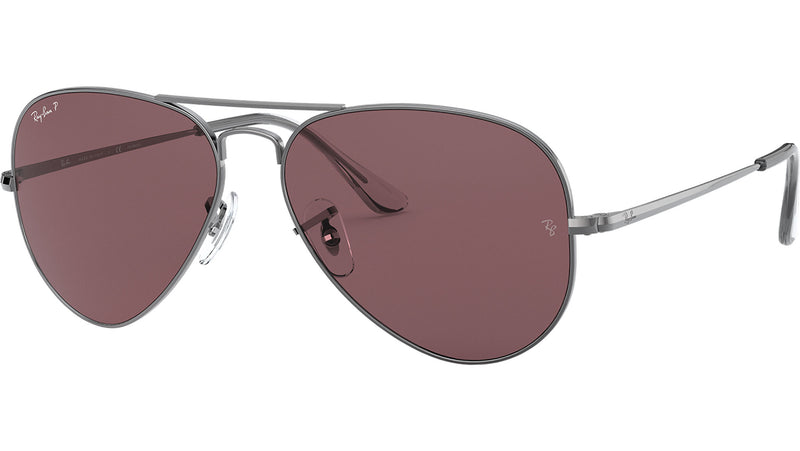 Aviator RB3689 gunmetal violet