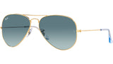 Aviator Gradient RB3025 001/3M Gold Blue