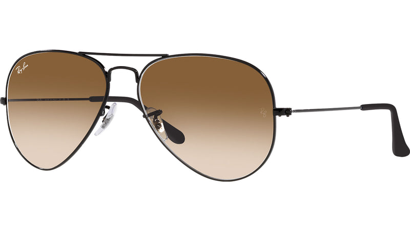 Aviator Gradient RB3025 002/51 Black Brown