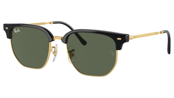 New Clubmaster Kids RJ9116S 100/71 Black Gold