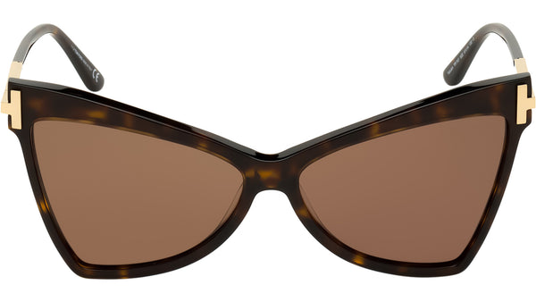 Tallulah FT0767 52E Dark Havana Brown