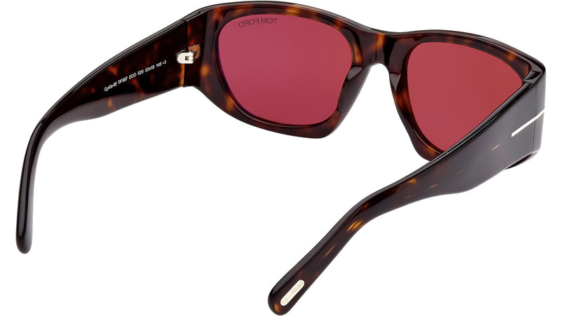 Cyrille-02 FT0987 52S Dark Havana Bordeaux