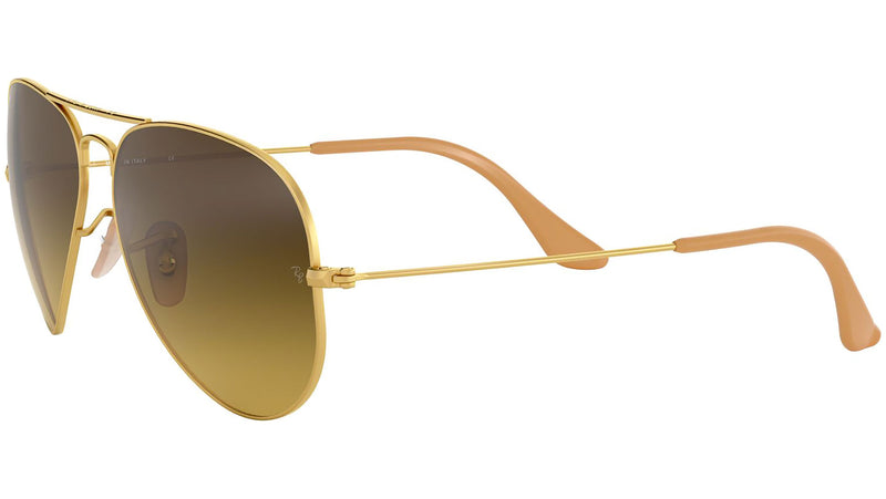 Aviator Gradient RB3025 112/85 Gold Brown